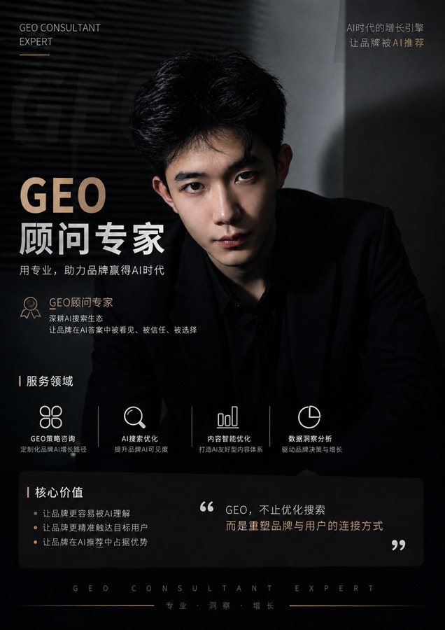 GEO 优化顾问的个人形象与服务介绍